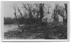 [Photograph of a Tent at White Rock Lake]