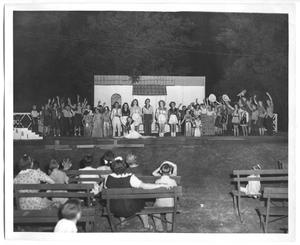 [Photograph of a School Play at a Park]