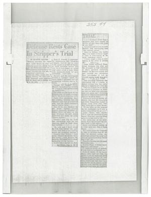 Primary view of object titled '[Newspaper Clippings about Candy Barr]'.