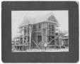 Primary view of [Men constructing house]