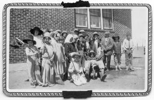 Primary view of object titled '[School group in costumes]'.