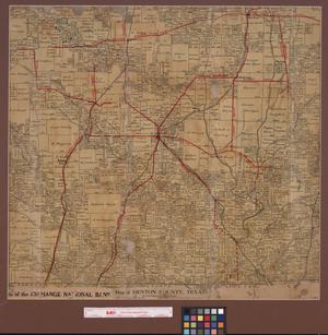Map of Denton County, Texas : showing names of original grantees.