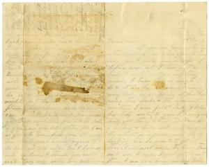 Primary view of object titled '[Letter from Bettie Franklin to Elizabeth Moore, July 9, 1863]'.