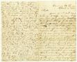 Primary view of [Letter from Jo S. Wallace to Charles Moore, April 16, 1871]