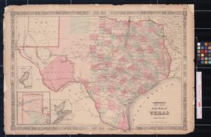 Primary view of object titled '[Johnson's new map of the state of Texas]'.