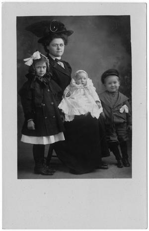 Primary view of object titled '[Family Portrait Postcard]'.