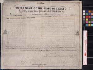 [Land grant] : Austin, [Tex.], 1853 April 18.