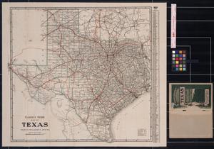 Clason's Guide: Map of Texas