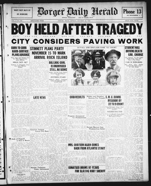 Borger Daily Herald (Borger, Tex.), Vol. 1, No. 285, Ed. 1 Sunday, October 23, 1927