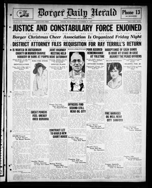 Borger Daily Herald (Borger, Tex.), Vol. 2, No. 4, Ed. 1 Sunday, November 27, 1927