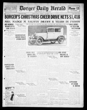 Borger Daily Herald (Borger, Tex.), Vol. 2, No. 8, Ed. 1 Thursday, December 1, 1927