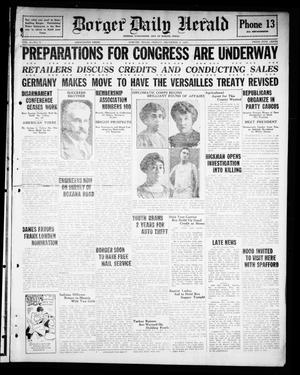 Borger Daily Herald (Borger, Tex.), Vol. 2, No. 9, Ed. 1 Friday, December 2, 1927