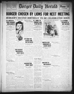 Borger Daily Herald (Borger, Tex.), Vol. 2, No. 66, Ed. 1 Wednesday, February 8, 1928