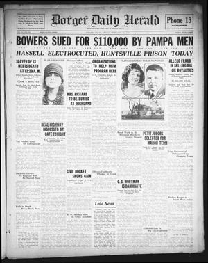 Borger Daily Herald (Borger, Tex.), Vol. 2, No. 68, Ed. 1 Friday, February 10, 1928