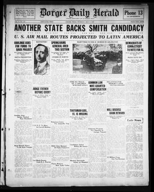Borger Daily Herald (Borger, Tex.), Vol. 2, No. 139, Ed. 1 Thursday, May 3, 1928