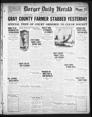 Borger Daily Herald (Borger, Tex.), Vol. 2, No. 208, Ed. 1 Thursday, July 26, 1928