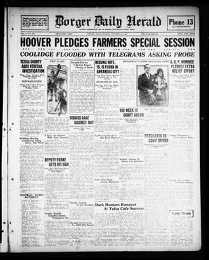 Borger Daily Herald (Borger, Tex.), Vol. 2, No. 289, Ed. 1 Sunday, October 28, 1928