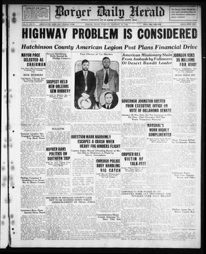 Borger Daily Herald (Borger, Tex.), Vol. 3, No. 51, Ed. 1 Tuesday, January 22, 1929