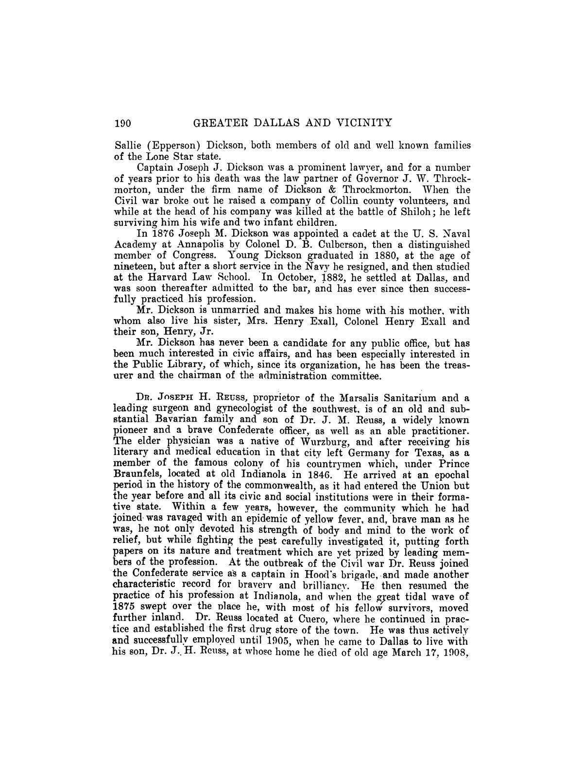 A History of Greater Dallas and Vicinity: Volume 2
                                                
                                                    [Sequence #]: 212 of 485
                                                