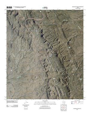 Primary view of object titled 'Guadalupe Pass Quadrangle'.