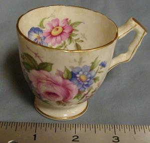 Primary view of object titled '[Aynsley bone china coffee cup]'.