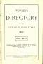Thumbnail image of item number 3 in: 'Worley's Directory of the City of El Paso, Texas 1901'.