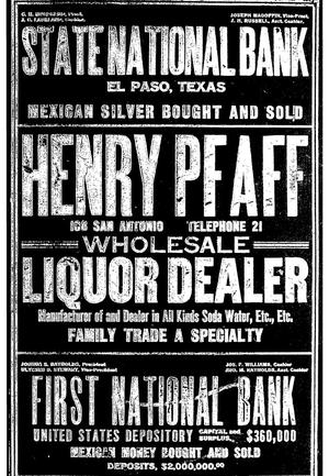 Primary view of object titled 'John F. Worley & Co.'s El Paso Directory for 1906'.