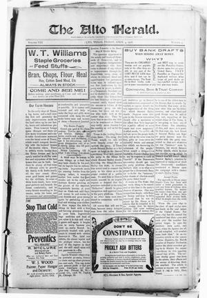 The Alto Herald (Alto, Tex.), Vol. 8, No. 17, Ed. 1 Friday, April 3, 1908
