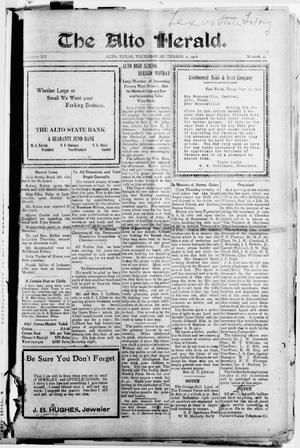 The Alto Herald (Alto, Tex.), Vol. 12, No. 43, Ed. 1 Thursday, September 19, 1912