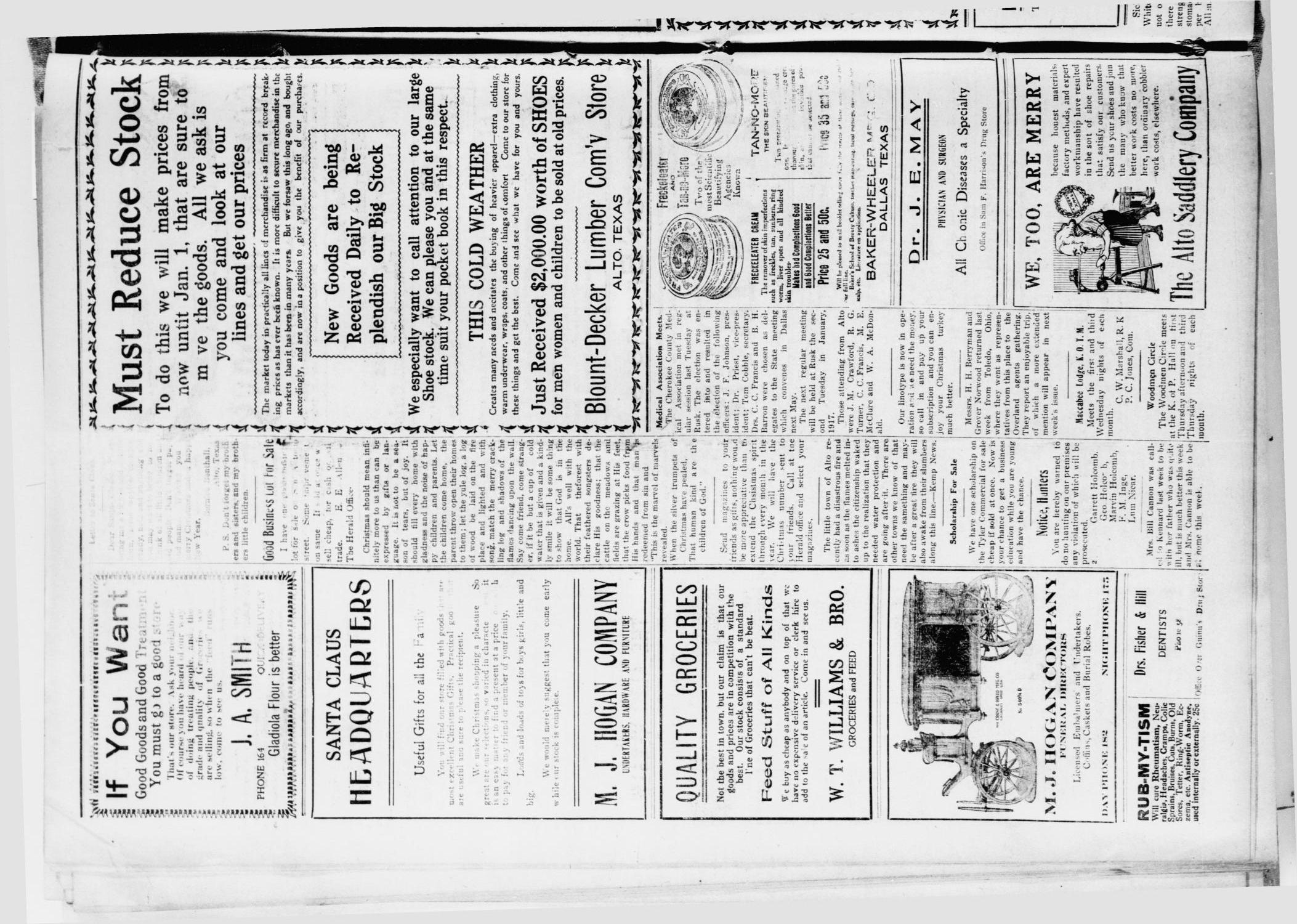 The Alto Herald (Alto, Tex.), Vol. 17, No. 1, Ed. 1 Thursday, December 21, 1916
                                                
                                                    [Sequence #]: 2 of 8
                                                