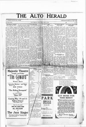 The Alto Herald (Alto, Tex.), Vol. 27, No. 53, Ed. 1 Thursday, May 3, 1928