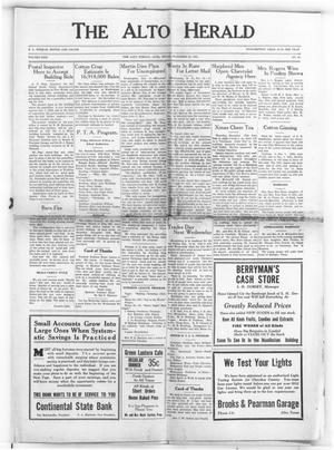 The Alto Herald (Alto, Tex.), Vol. 31, No. 33, Ed. 1 Thursday, December 17, 1931