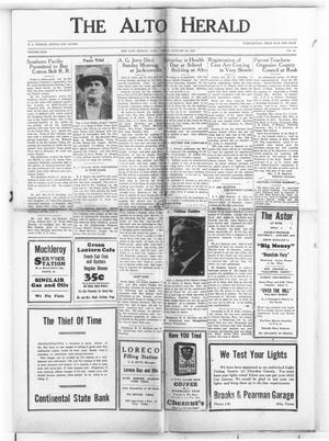 The Alto Herald (Alto, Tex.), Vol. 31, No. 39, Ed. 1 Thursday, January 28, 1932