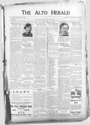 The Alto Herald (Alto, Tex.), Vol. 34, No. 9, Ed. 1 Thursday, June 21, 1934