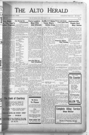 The Alto Herald (Alto, Tex.), Vol. 34, No. 47, Ed. 1 Thursday, March 14, 1935