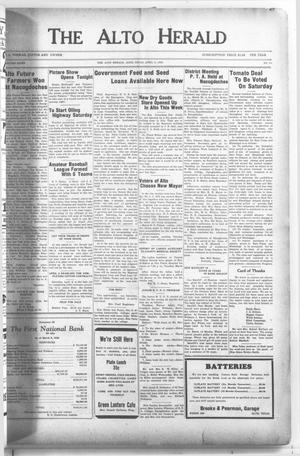 The Alto Herald (Alto, Tex.), Vol. 34, No. 50, Ed. 1 Thursday, April 4, 1935