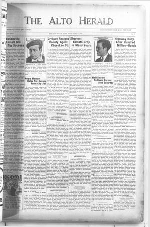 The Alto Herald (Alto, Tex.), Vol. 35, No. 7, Ed. 1 Thursday, June 6, 1935