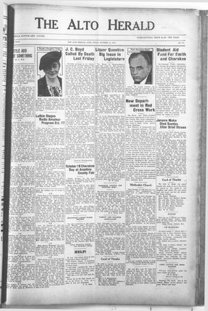The Alto Herald (Alto, Tex.), Vol. 35, No. 25, Ed. 1 Thursday, October 10, 1935