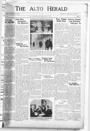 The Alto Herald (Alto, Tex.), Vol. 35, No. 40, Ed. 1 Thursday, January 30, 1936