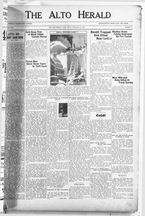 The Alto Herald (Alto, Tex.), Vol. 35, No. 43, Ed. 1 Thursday, February 20, 1936