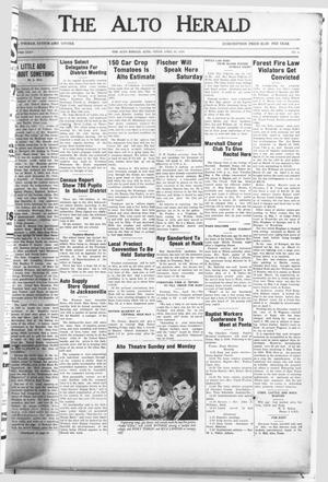 The Alto Herald (Alto, Tex.), Vol. 36, No. 1, Ed. 1 Thursday, April 30, 1936