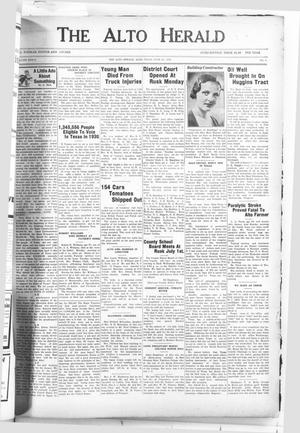 The Alto Herald (Alto, Tex.), Vol. 36, No. 9, Ed. 1 Thursday, June 25, 1936
