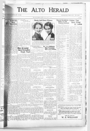The Alto Herald (Alto, Tex.), Vol. 36, No. 11, Ed. 1 Thursday, July 9, 1936