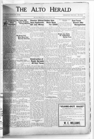The Alto Herald (Alto, Tex.), Vol. 36, No. 15, Ed. 1 Thursday, August 6, 1936