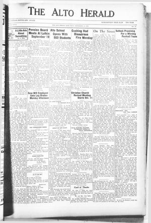 The Alto Herald (Alto, Tex.), Vol. 36, No. 20, Ed. 1 Thursday, September 10, 1936