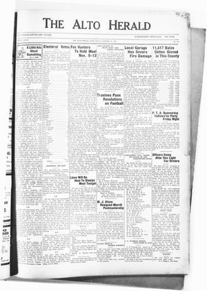 The Alto Herald (Alto, Tex.), Vol. 36, No. 27, Ed. 1 Thursday, October 29, 1936