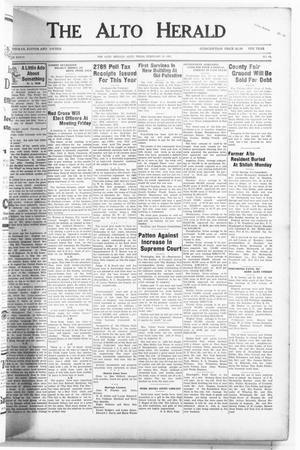 The Alto Herald (Alto, Tex.), Vol. 36, No. 43, Ed. 1 Thursday, February 18, 1937