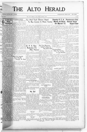 The Alto Herald (Alto, Tex.), Vol. 36, No. 45, Ed. 1 Thursday, March 4, 1937