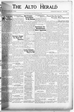The Alto Herald (Alto, Tex.), Vol. 36, No. 47, Ed. 1 Thursday, March 18, 1937