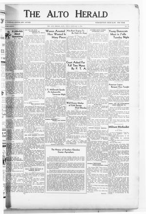 The Alto Herald (Alto, Tex.), Vol. 37, No. 42, Ed. 1 Thursday, February 17, 1938